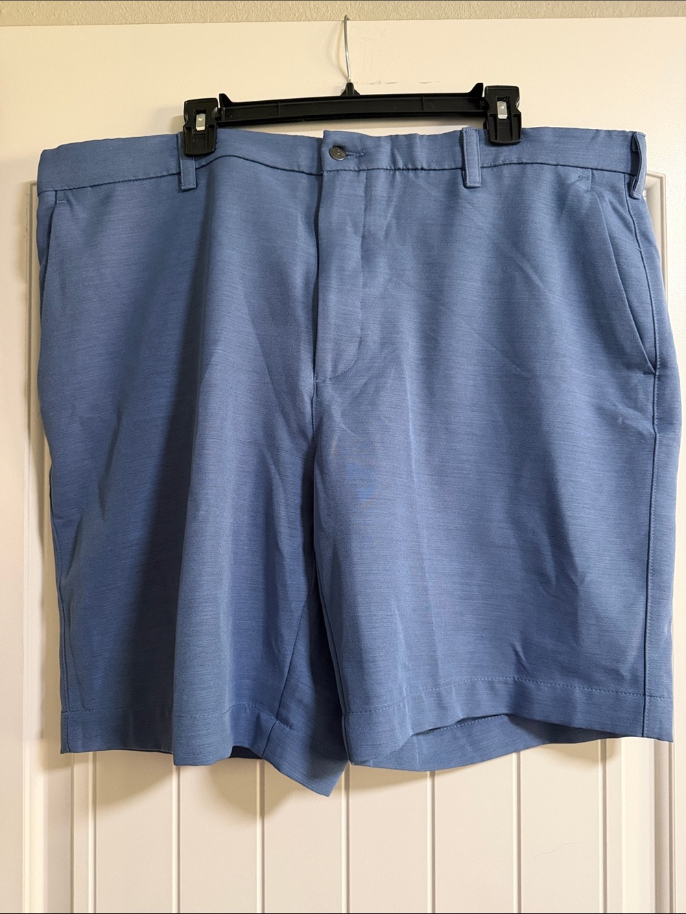 Callaway Light Blue Flat-Front Golf Shorts